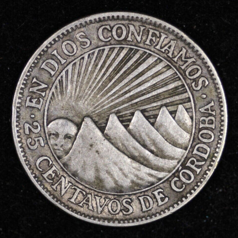 Read more about the article 1928 Nicaragua Silver 25 Centavos