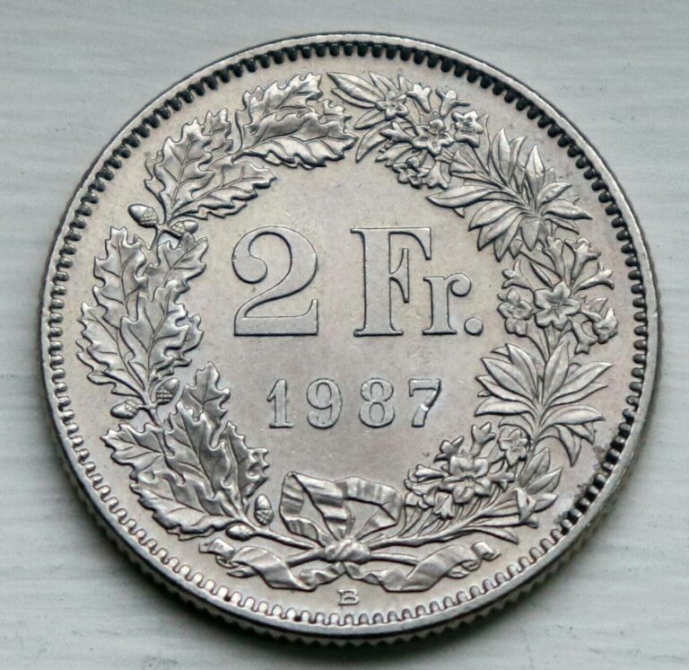 Read more about the article 1987 Switzerland 2 Franc Coin