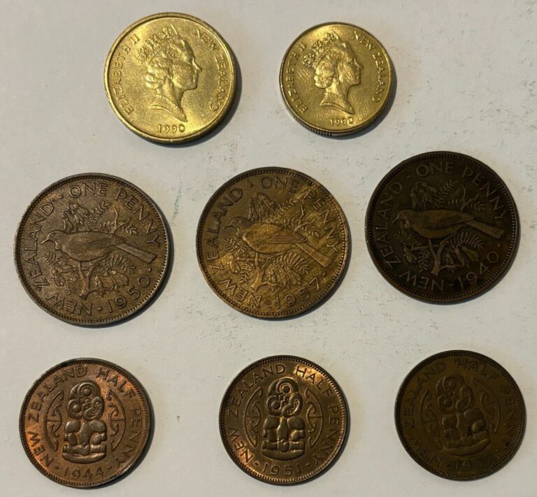 Read more about the article New Zealand Coin Collection   8 coins