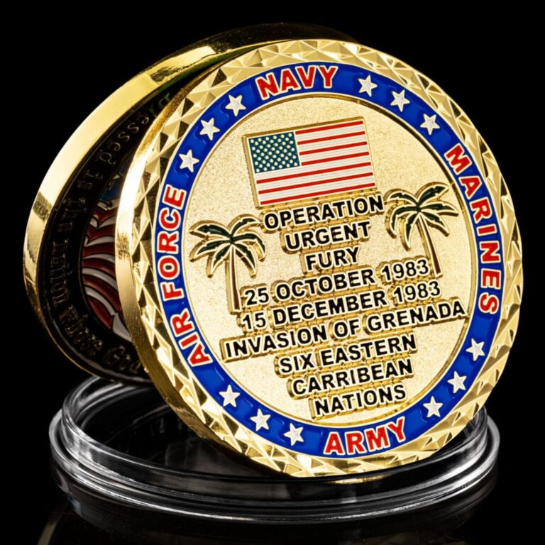 Read more about the article Operation Urgent Fury Invasion of Grenada Challenge Coin