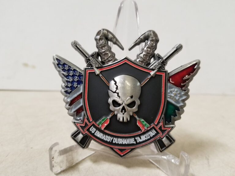 Read more about the article USMC MSG Detachment US Embassy Dushanbe Tajikistan Challenge Coin
