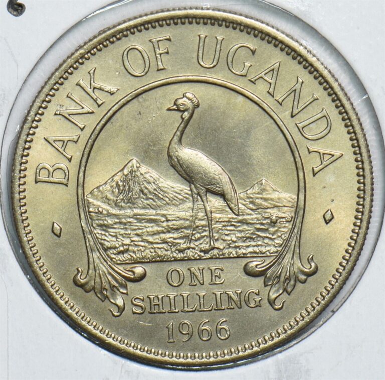 Read more about the article Uganda 1966 Shilling Crowned Crane 241008 combine shipping