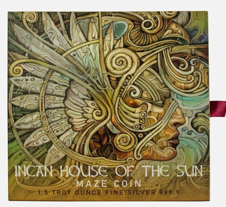 Read more about the article 2022 Solomon Islands Incan House of the Sun Maze Coin Silver 1.5oz 999.9 PAMP