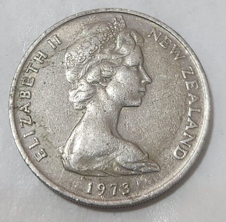 Read more about the article NEW ZEALAND 🇳🇿 TWENTY (20) CENTS COIN 1973 (QUEEN ELIZABETH II)