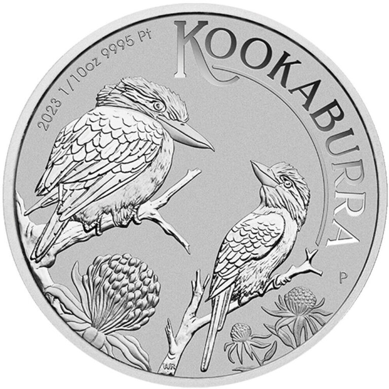 Read more about the article 2023 P Australia Platinum Kookaburra 1/10 oz $15 – BU