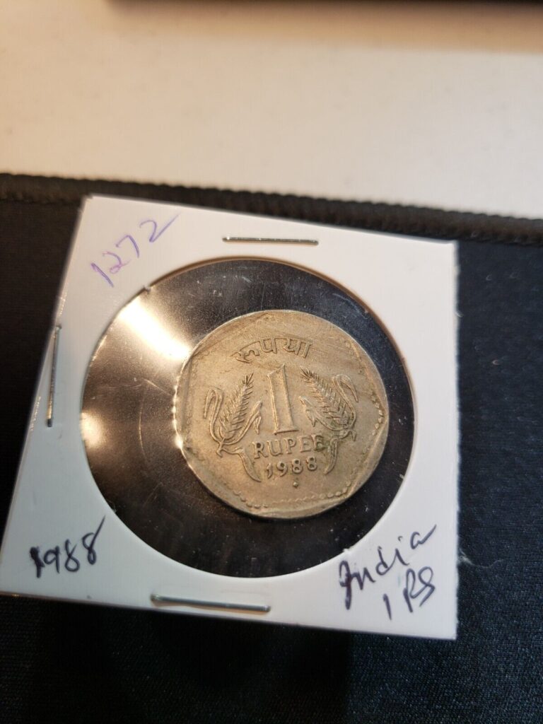 Read more about the article STK 1272 India 1988 1 Rupee  Coin Volume Price/ship Discount