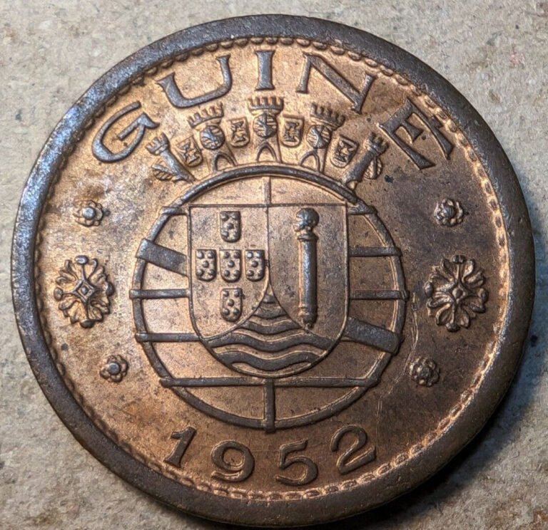 Read more about the article Guine Bissau – Guinea 50 Centavos 1952 Portuguese colonial coin