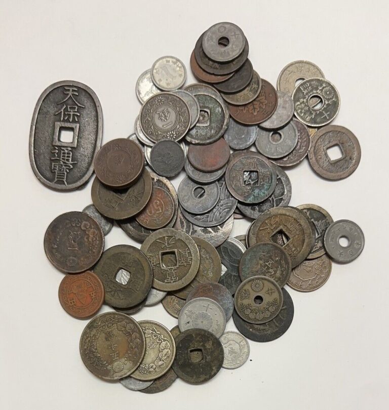 Read more about the article Antique Japanese Coins Lot from Different period of  Japan aleast 170g each lot