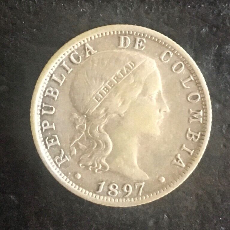 Read more about the article 1897 Colombia 10 Diez Centavos .666 Silver Coin “One Year Issue”