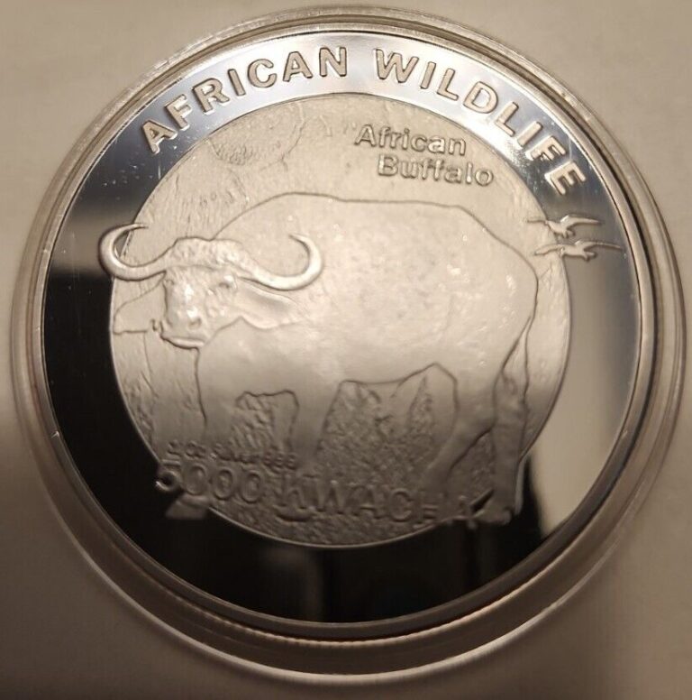 Read more about the article Zambia 5000 kwacha 2016 UNC Buffalo Silver Plated Coin