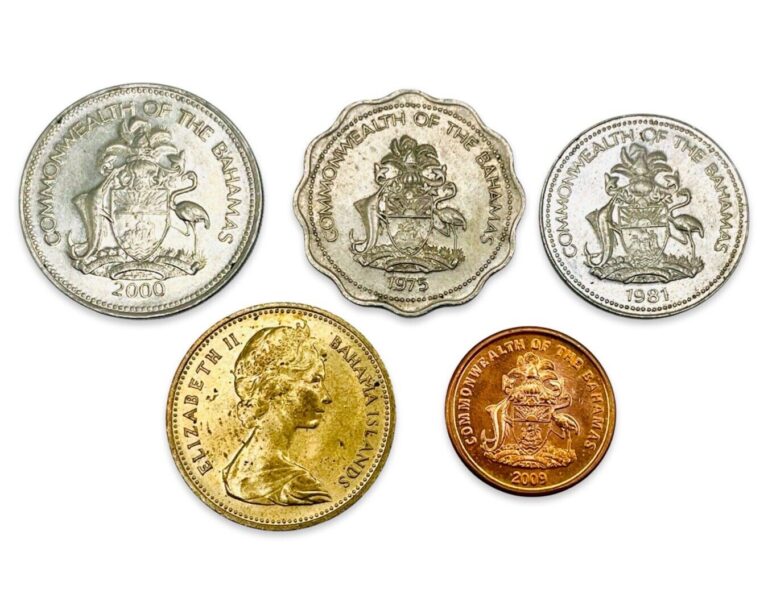 Read more about the article Lot of 5 Different Bahamas Coins – Mixed Decades #OT020114