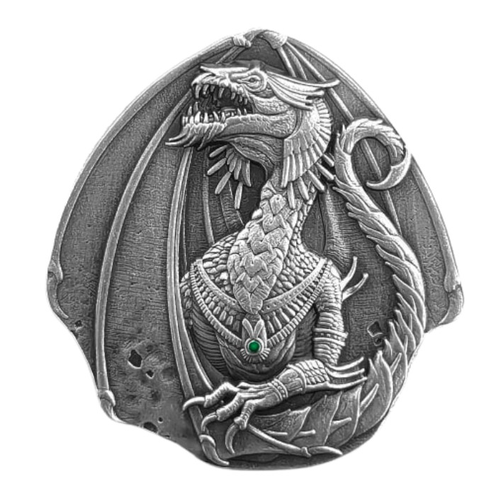 Read more about the article 2023 Fiji Dragons of the World: Egyptian Dragon Shaped Coin 1 oz .999 Silver