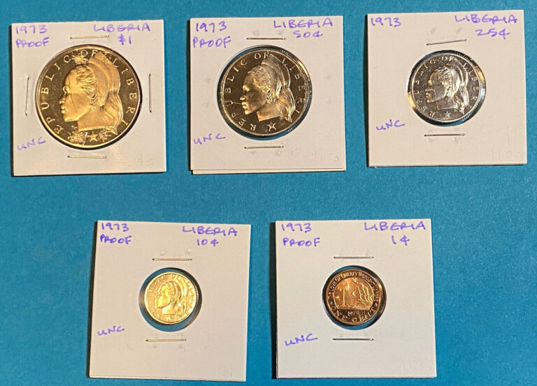 Read more about the article 1973 Liberia Proof Coins