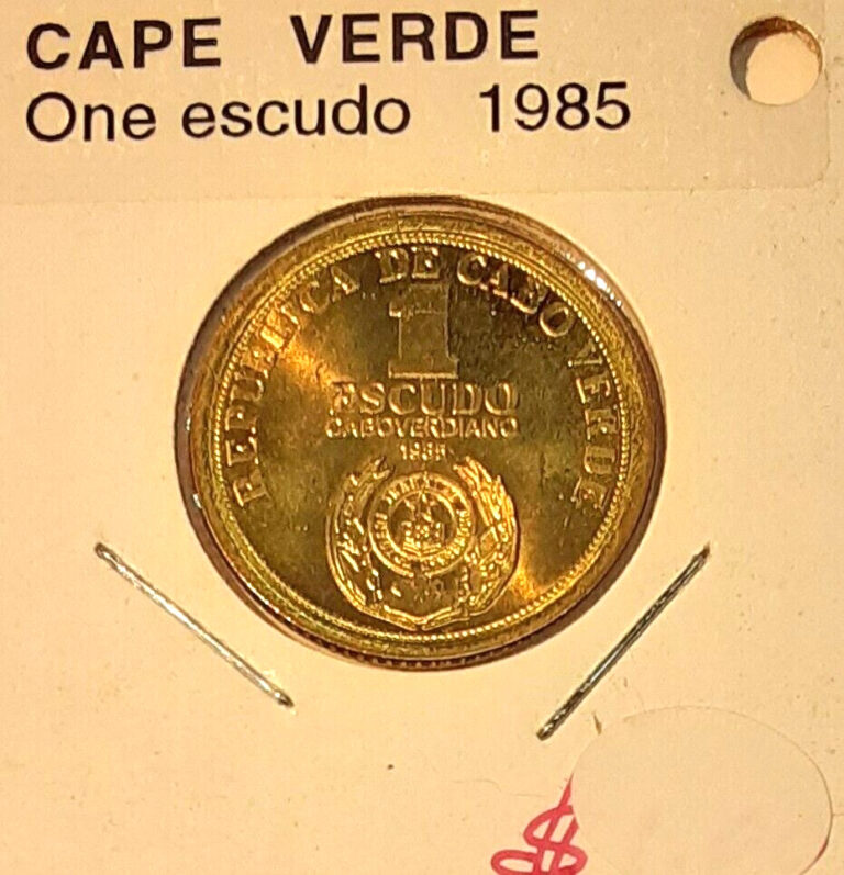 Read more about the article 1985 Cape Verde 1 Escudo Coin – 10th Anniversary Commemorative  BU