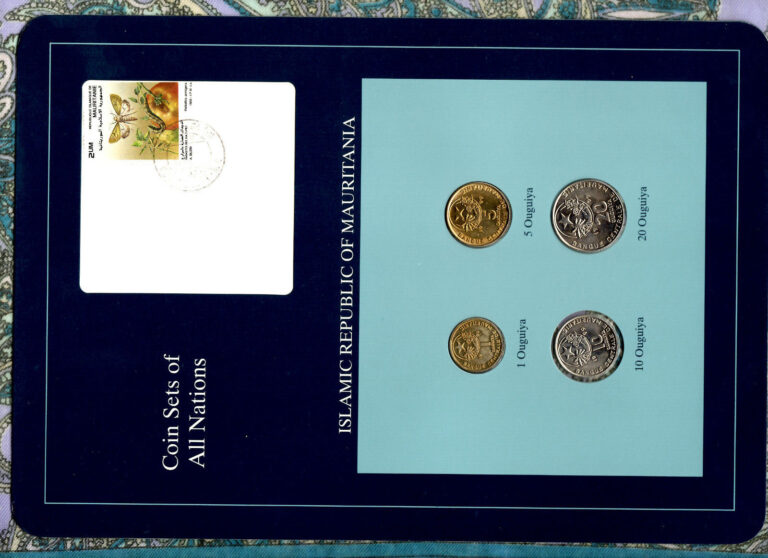 Read more about the article Coin Sets of All Nations Mauritania UNC 1 Ouguiya 1995 5 10 20 Ouguiya 99