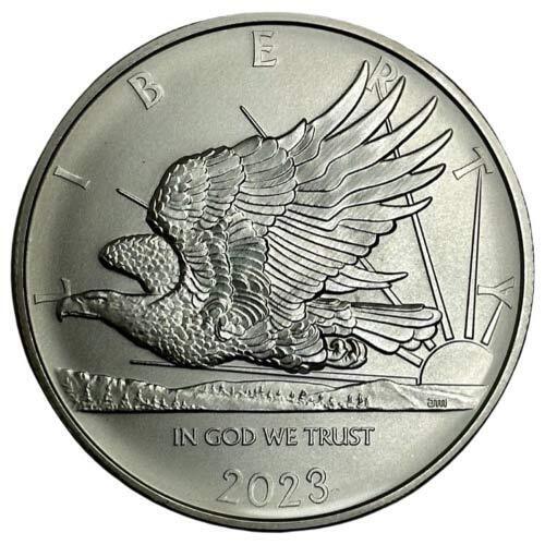 Read more about the article 2023 1 oz Samoa John Mercanti Eagle Silver Coin (BU)