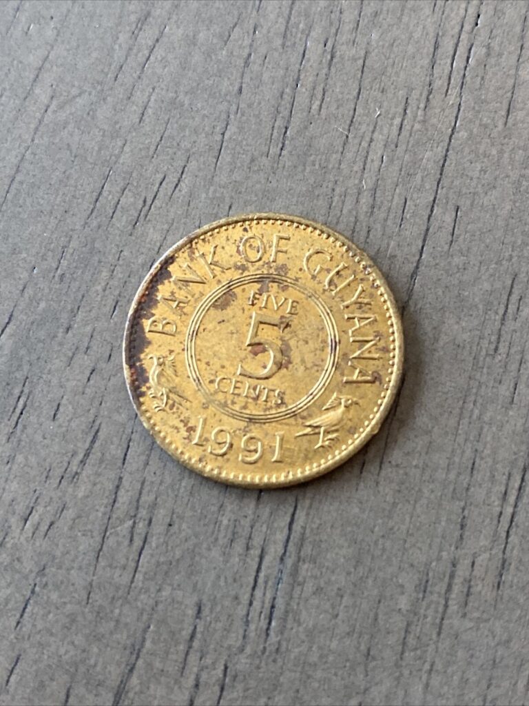 Read more about the article 1991 Guyana 5 Cents Coin – Circulated