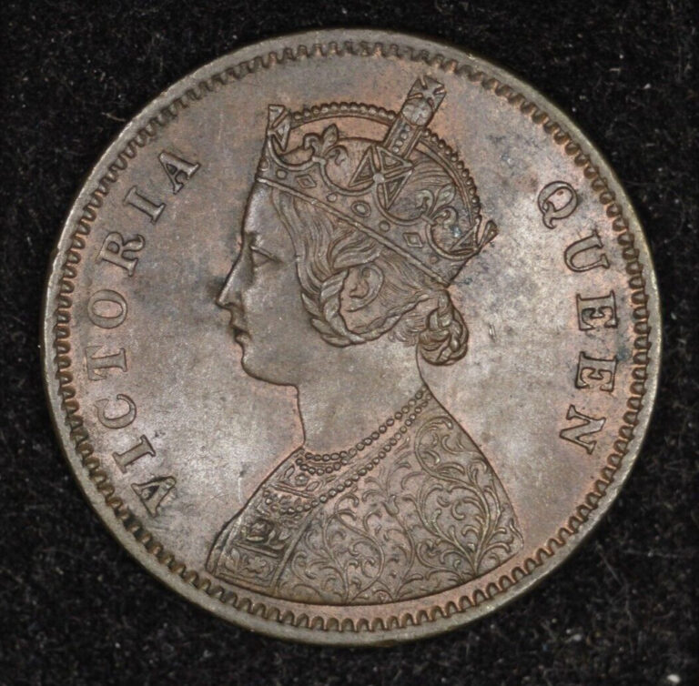 Read more about the article 1862 India British Rule 1/4 Quarter Anna Lustrous