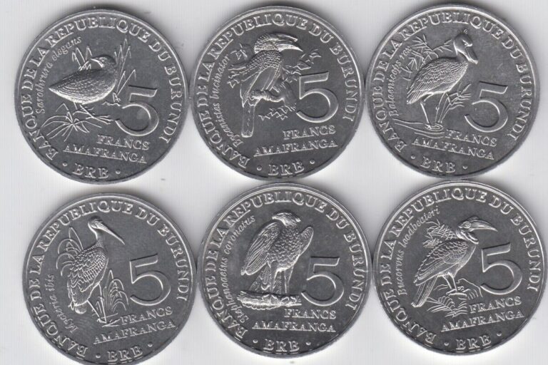 Read more about the article 2014 Burundi 5 cents set 6 coins – UNC