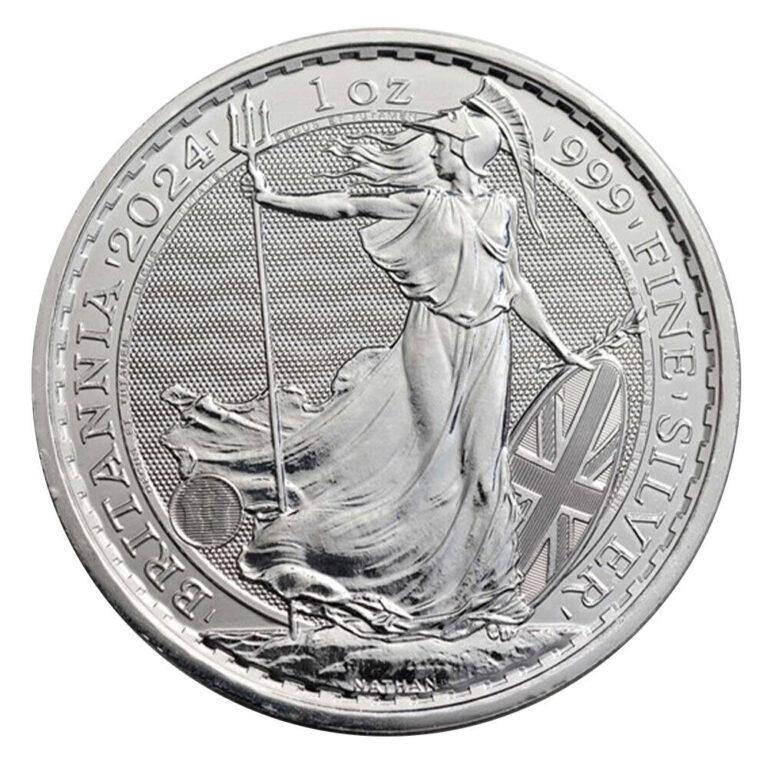 Read more about the article 2024 UK 2 Pound King Charles III Silver Britannia 1 oz .999 BU