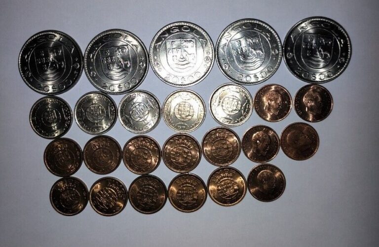 Read more about the article portugal  ex-colonies angola  mozambique timor 25 coins high grade  rare