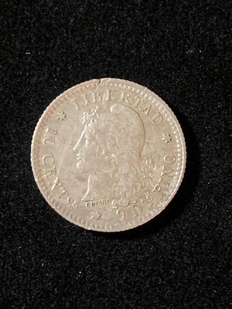 Read more about the article Argentina 1883 Silver 10 Centavos Coin