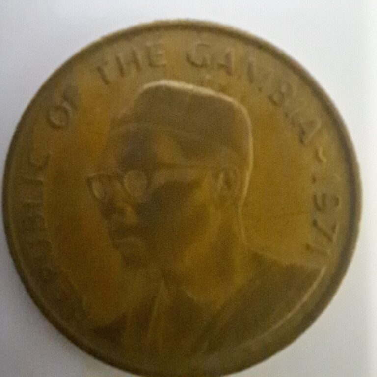 Read more about the article World Coins – Gambia 10 Bututs 1971 Coin