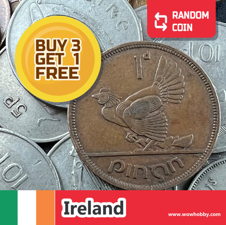 Read more about the article Ireland Coin | 1 Random Collectible Old Irish Coin for Coin Collecting