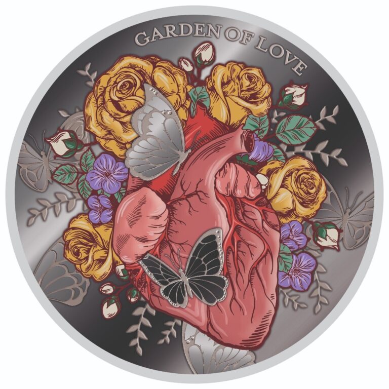 Read more about the article GARDEN OF LOVE Silver Coin 500 Francs Cameroon 2023