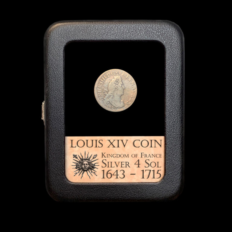 Read more about the article RARE French Silver Sun King Coin – Louis XIV 4 Sol