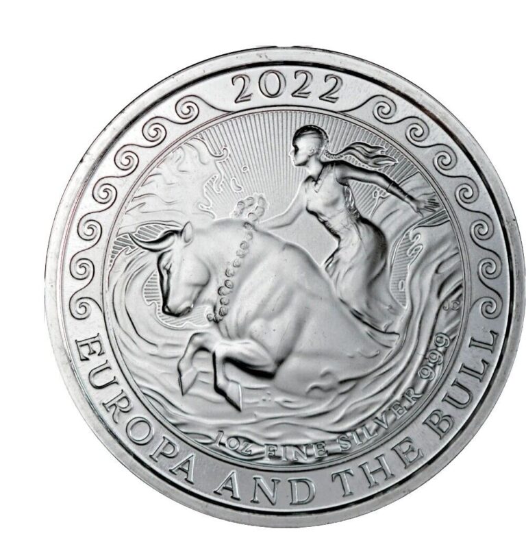 Read more about the article Europa and the Bull 1 Oz .999 Silver Coin – Central Bank Of Malta – BU CAPSULED