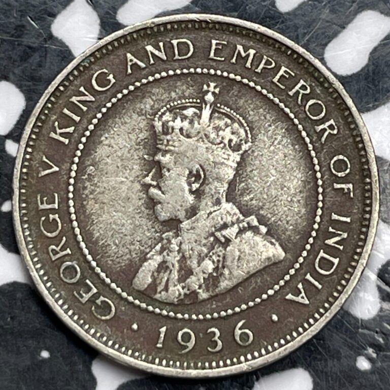 Read more about the article 1936 British Honduras 5 Cents (Many Available) (1 Coin Only)