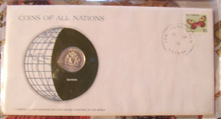 Read more about the article Coins of All Nations Guyana 25 Cents 1979 FM(U) KM#40 BU UNC 4000 mintage RARE