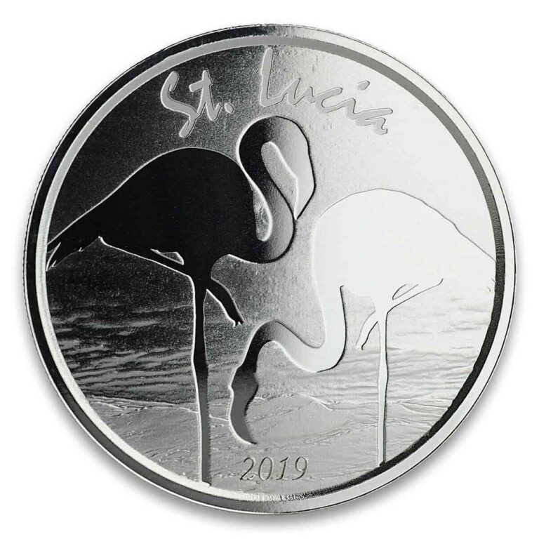 Read more about the article 2019 St. Lucia Flamingo 1 oz Silver BU