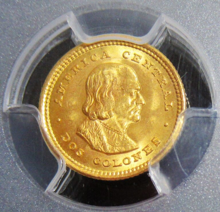 Read more about the article Costa Rica: 1900 Gold 2 Colones KM-139 PCGS MS-65.