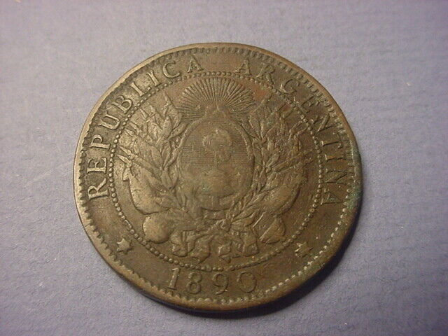 Read more about the article Argentina 2 Centavos 1890 #83299