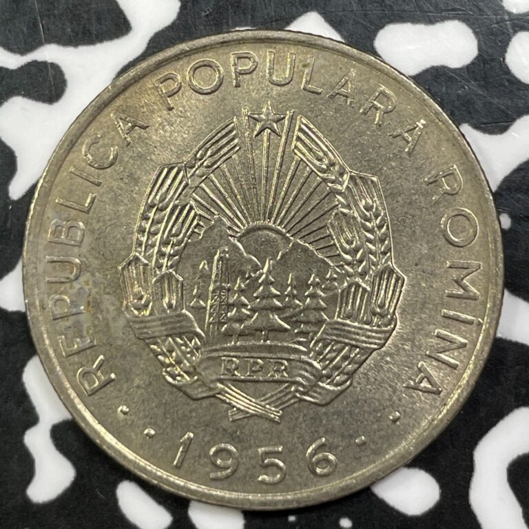 Read more about the article 1956 Romania 50 Bani (7 Available) High Grade! Beautiful! (1 Coin Only)