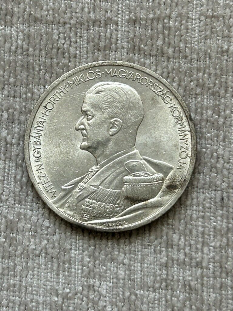 Read more about the article Hungary 1939 5 Pengo Silver Coin