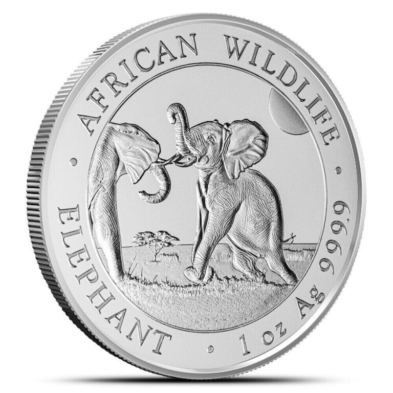 Read more about the article 2024 – 1 oz .9999 Fine Silver Somalia Silver Elephant Coin BU – BACKORDER