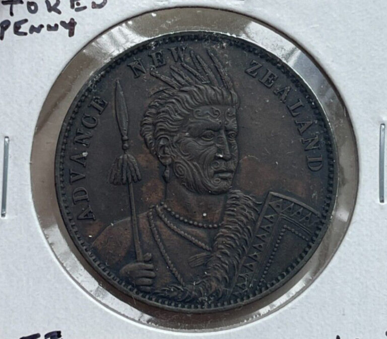 Read more about the article ND (1857) New Zealand 1 One Penny Token – Milner and Thompson – Christchurch