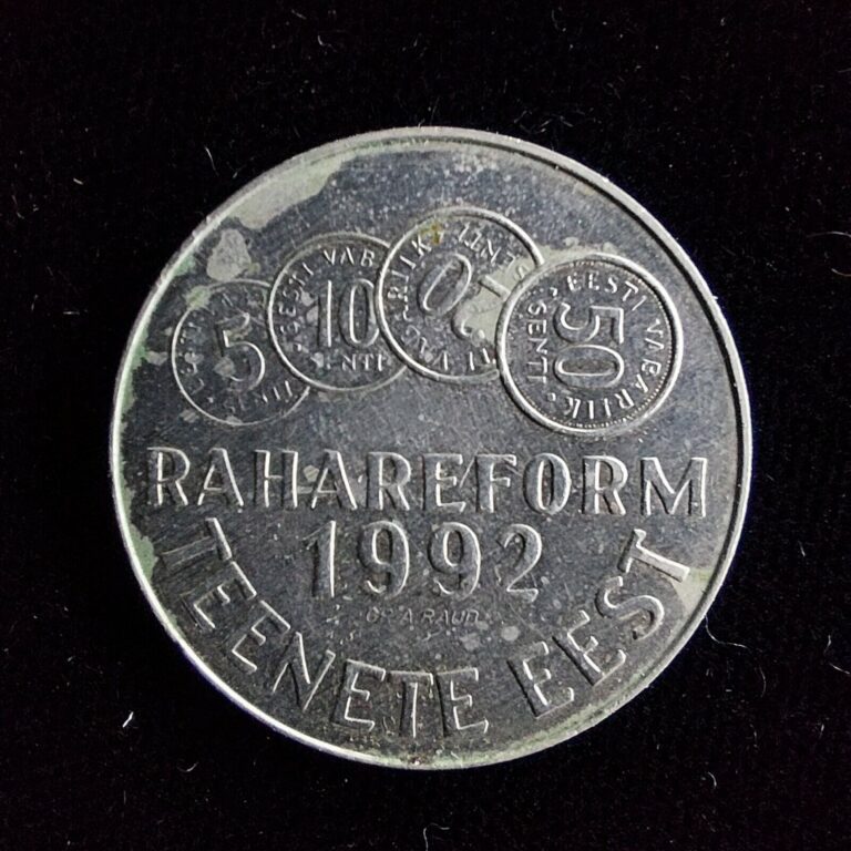 Read more about the article Coins ESTONIA  Token Coin 1992 RAHAREFORM  ESTONIA