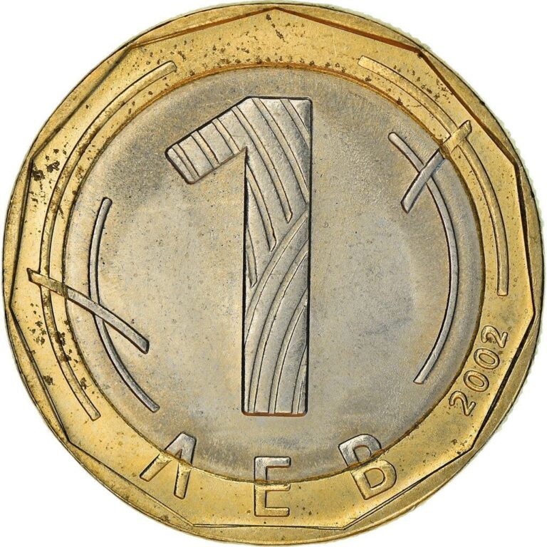 Read more about the article Bulgarian 1 Lev Coin | Saint Ivan Rilski | Bulgaria | 2002