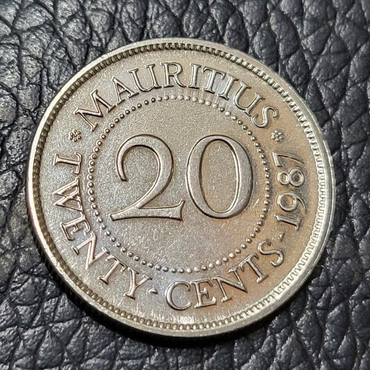 Read more about the article 1987 Mauritius 20 Cents Coin