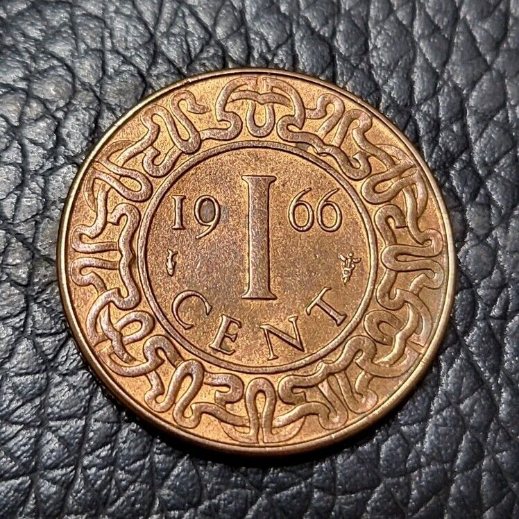 Read more about the article 1966 Suriname (Dutch) 1 Cent Coin