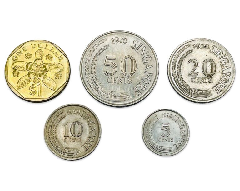 Read more about the article Lot of 5 Different Singapore Coins – Mixed Dates #SEA101011S