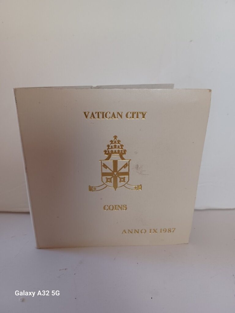 Read more about the article Original Vatican City 1987 Mint Coins Pontificate Of John Paul II Anno IX 1987