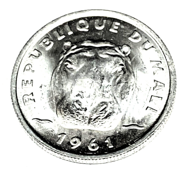 Read more about the article # C10024    MALI     5 FRANCS    COIN     1961