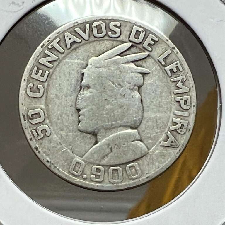 Read more about the article 1932 HONDURAS SILVER 50 CENTAVOS  NICE COIN