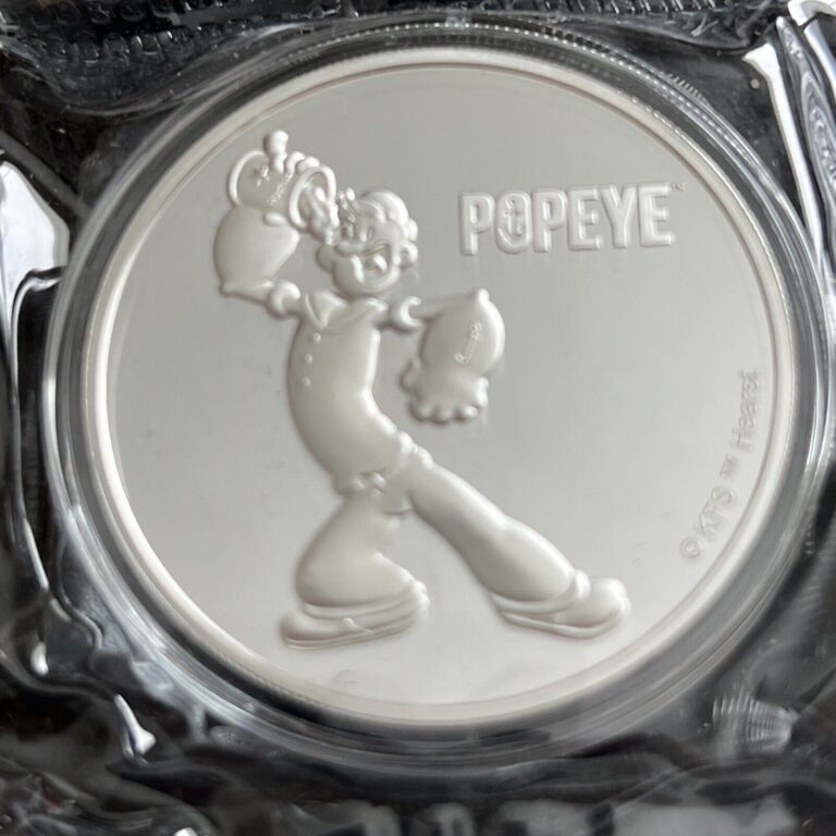 Read more about the article 2024 Fiji Popeye the Sailor man 1 oz silver coin 5000 Mintage In capsule