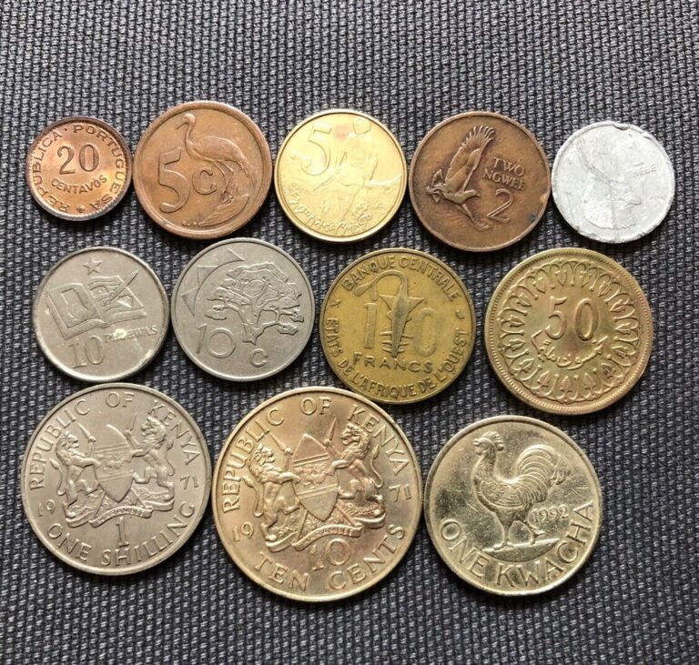 Read more about the article Lot Of 12 Coins From AFRICA